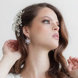 Snowflake Earrings and Necklace Jewelry Set
