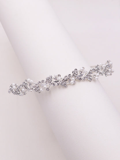 Sophia Crystal and Pearl Bridal Headband