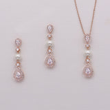 Mandy Pearl Necklace Set