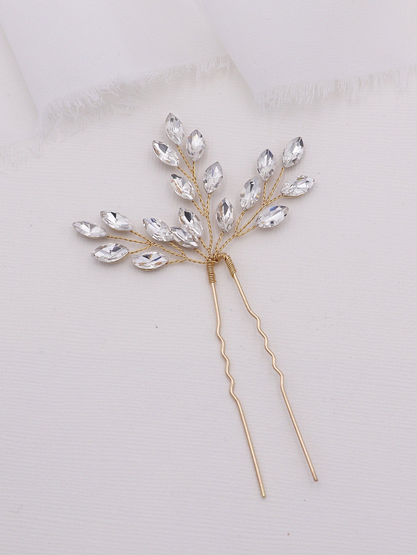 Candace Crystal Hairpin