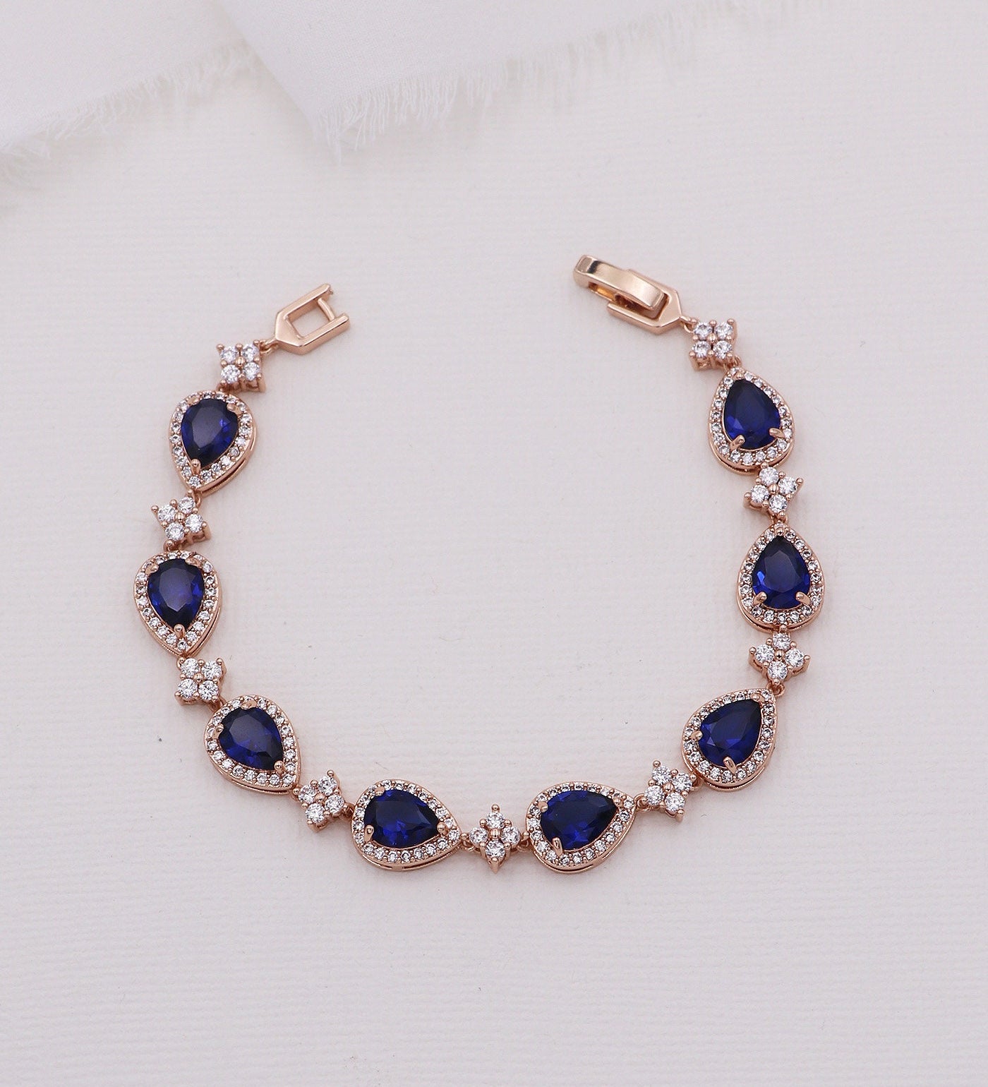 Avery Sapphire Blue Bracelet