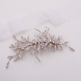 Kiara Pearl Leaf Large Wedding Clip