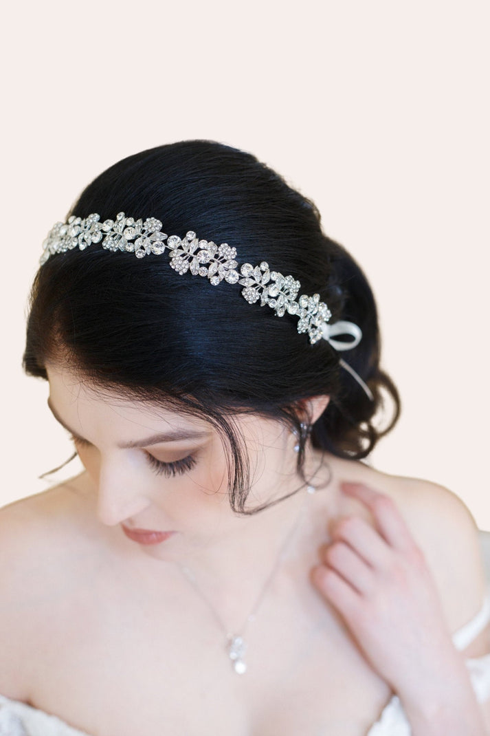 Marie Crystal Wedding Headband