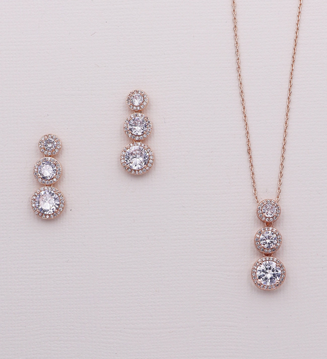 Ansley Triple Drop Jewelry Set