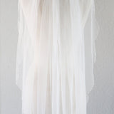 Scalloped Beaded Wedding Veil