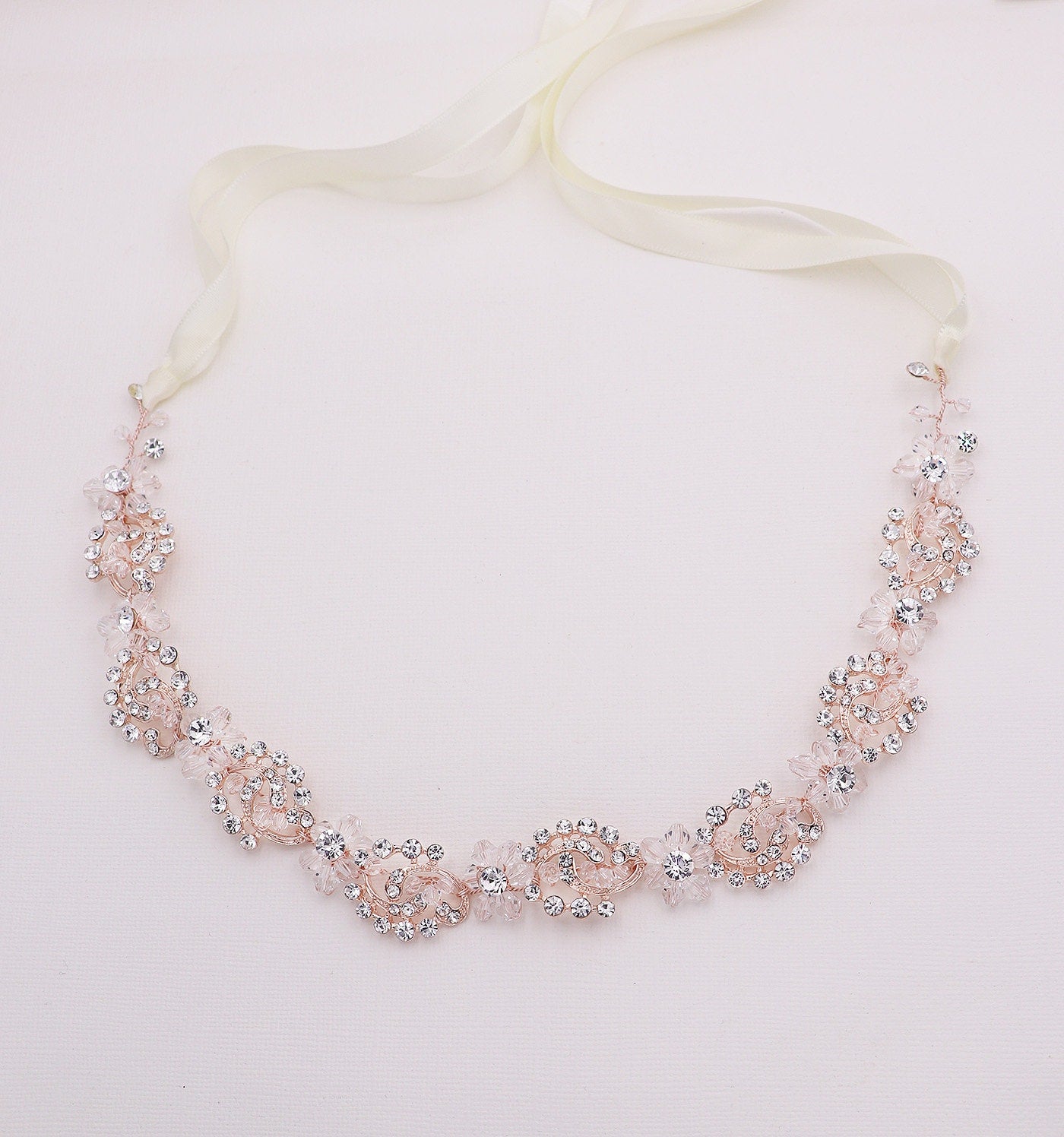Malaya Crystal Wedding Headband