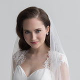 Pearl and Crystal Edge Wedding Veil