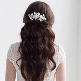 Rose Petals Flower Comb