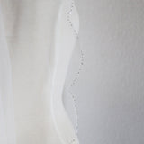 Scalloped Beaded Wedding Veil