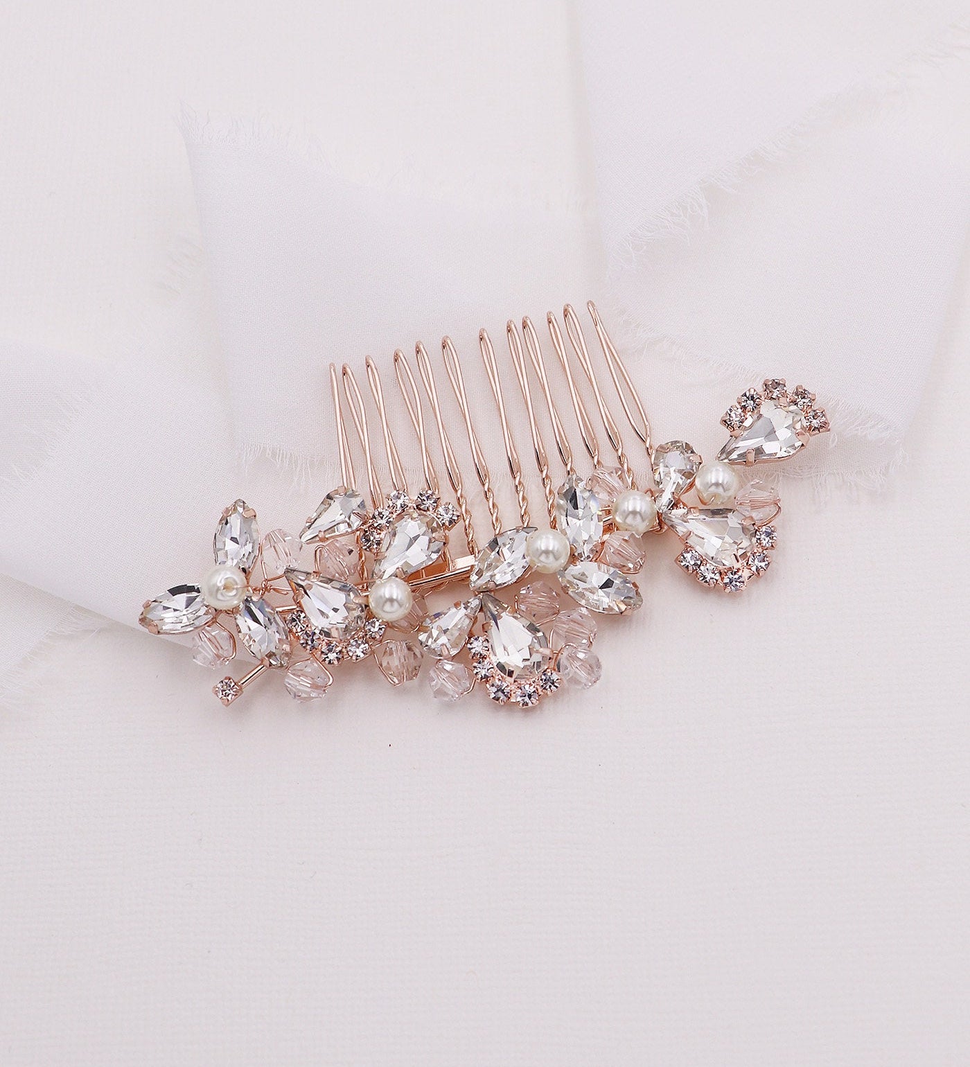 Carla Swarvoski Pearl Comb