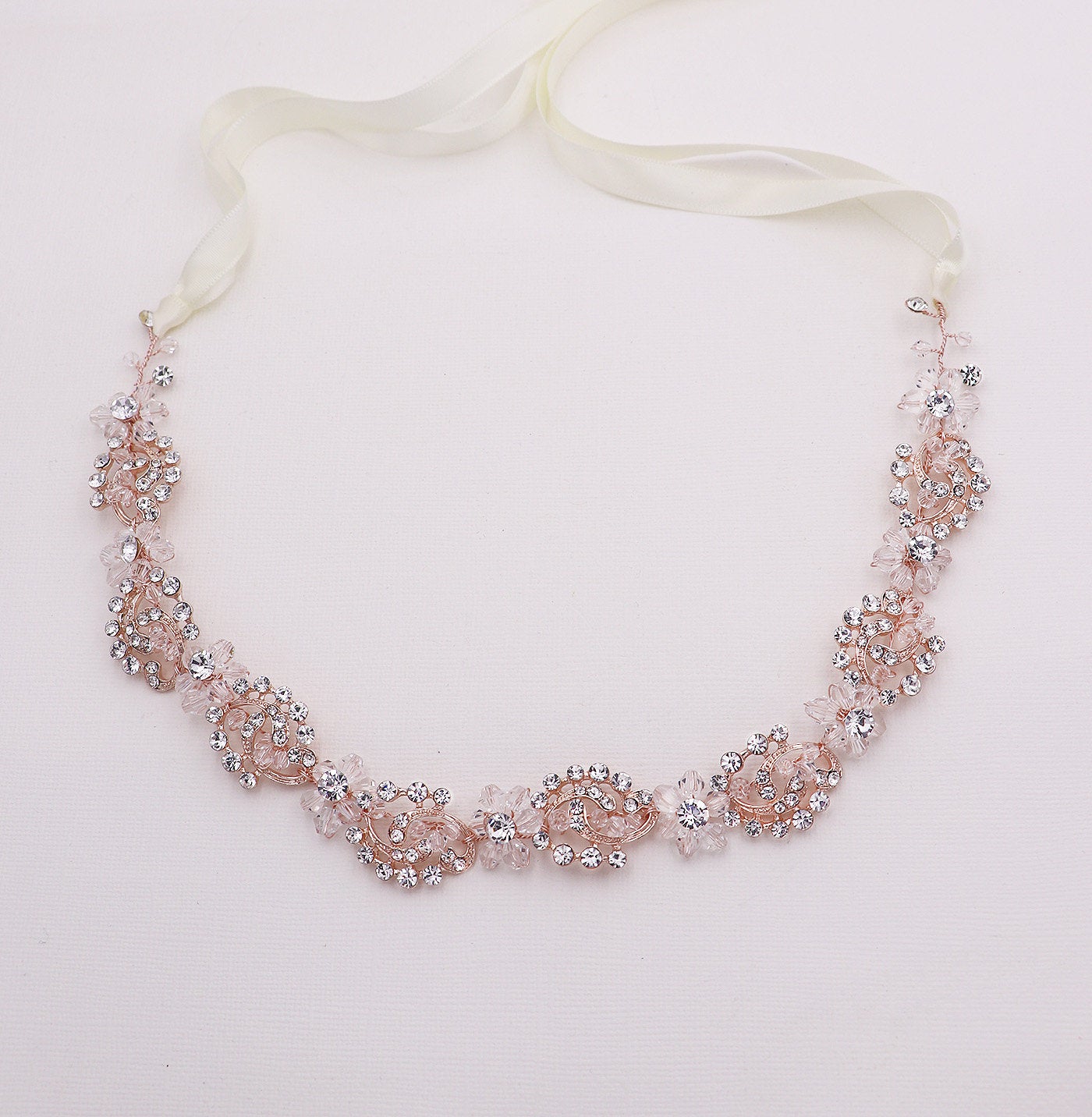 Malaya Crystal Wedding Headband