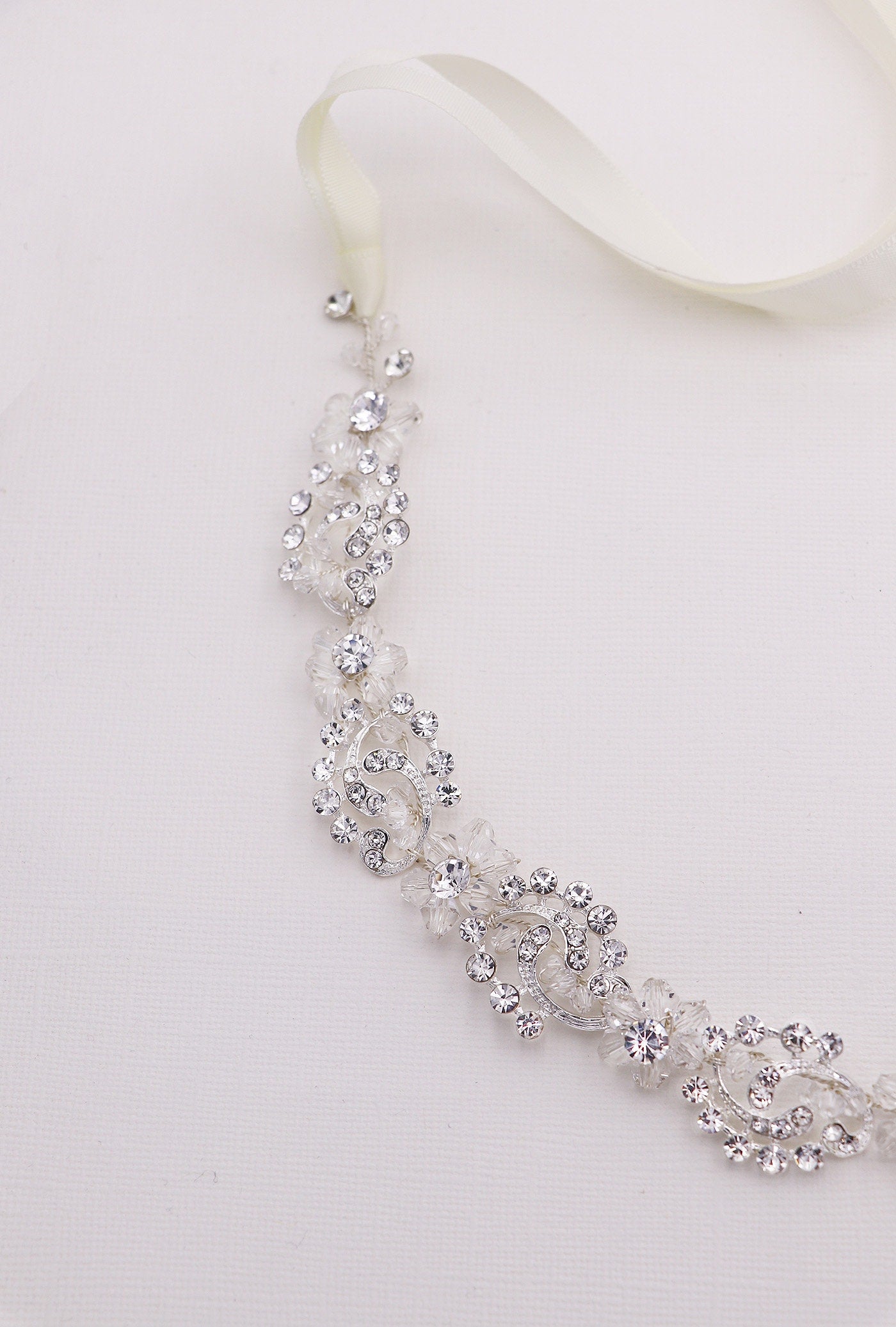 Malaya Crystal Wedding Headband