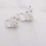 Rose Petals Flower Hairpin Set of 2