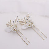 Rose Petals Flower Hairpin Set of 2