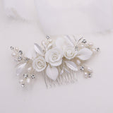 Rose Petals Flower Comb