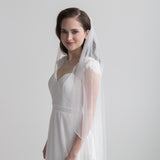 Pearl and Crystal Edge Wedding Veil