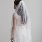 Pearl and Crystal Edge Wedding Veil