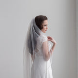 Pearl and Crystal Edge Wedding Veil
