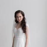 Scalloped Beaded Wedding Veil