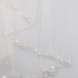 Beaded Edge Communion Veil