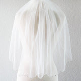 Scalloped Beaded First Communion Veil