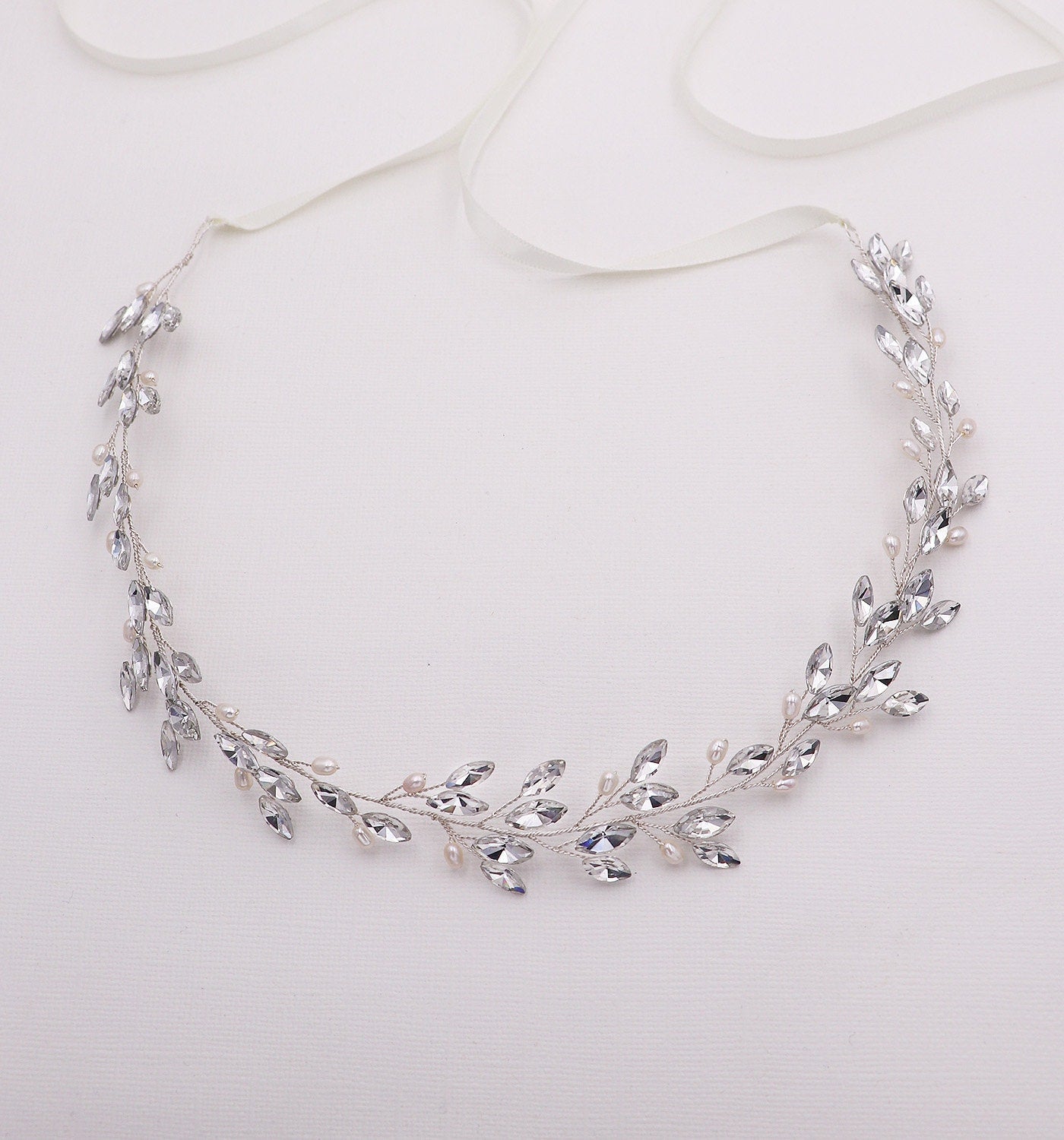 Marcella Pearl Wedding Headband