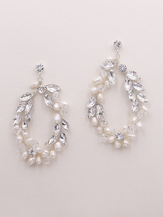 Paris Statement Pearl Earrings