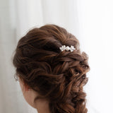Amanda Crystal and Pearl Wedding Comb