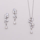 White Opal Jewelry Set