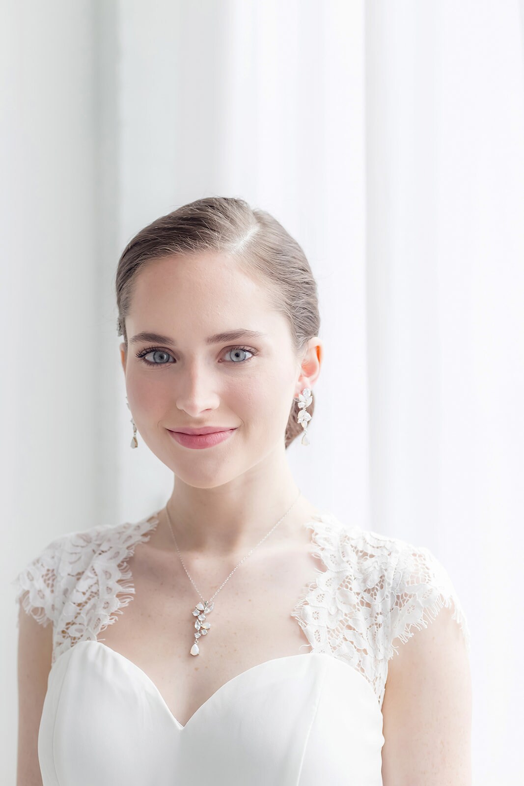 White Opal Jewelry Set